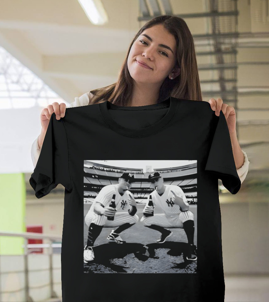 New York Yankees Friends Middle Finger Beer Stadium Baseball T-Shirt