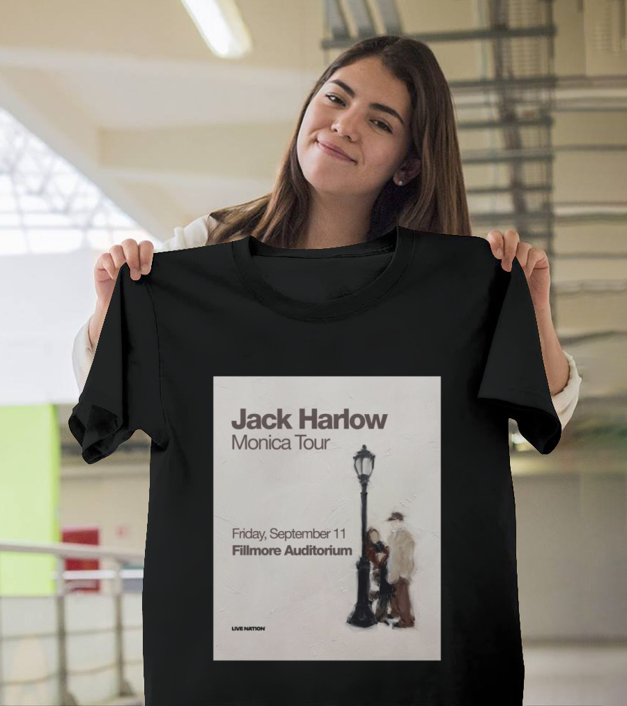 Jack Harlow Monica Tour Fillmore Auditorium Friday September 11 Live Nation T-Shirt