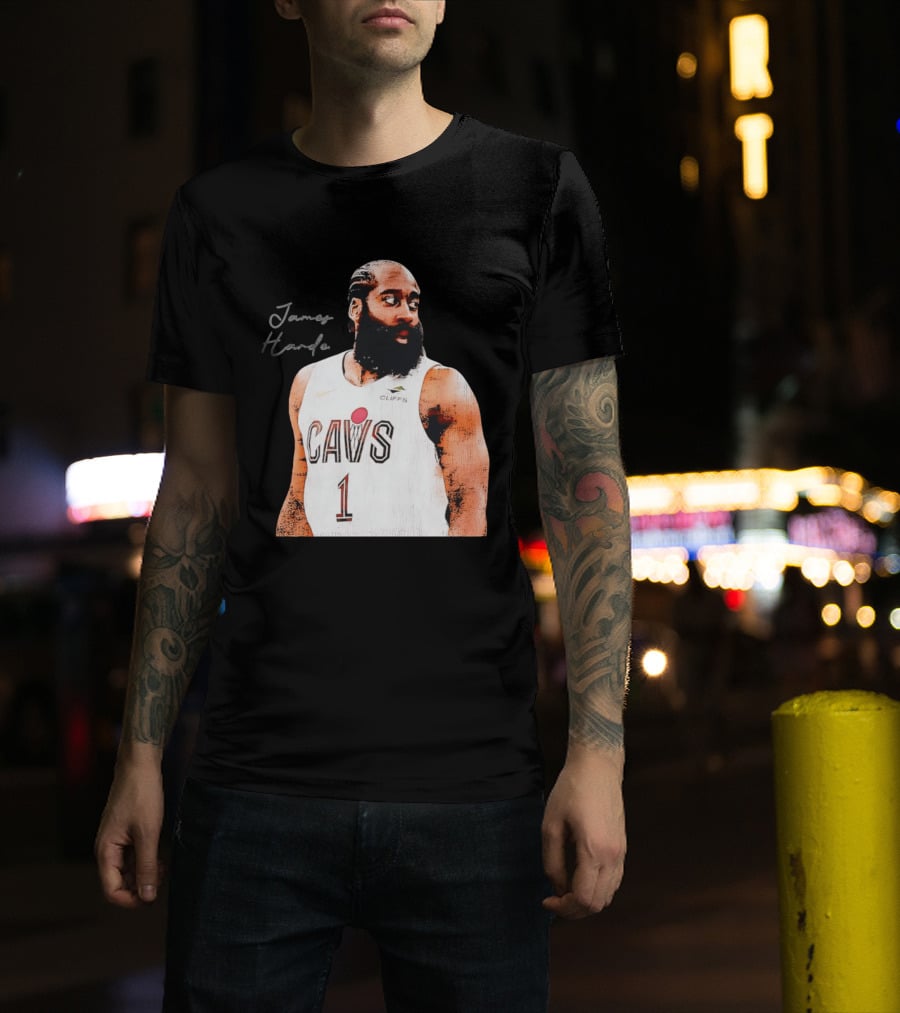 James Harden Cleveland Cavaliers CAVS Basketball 2026 NBA Champs T-Shirt