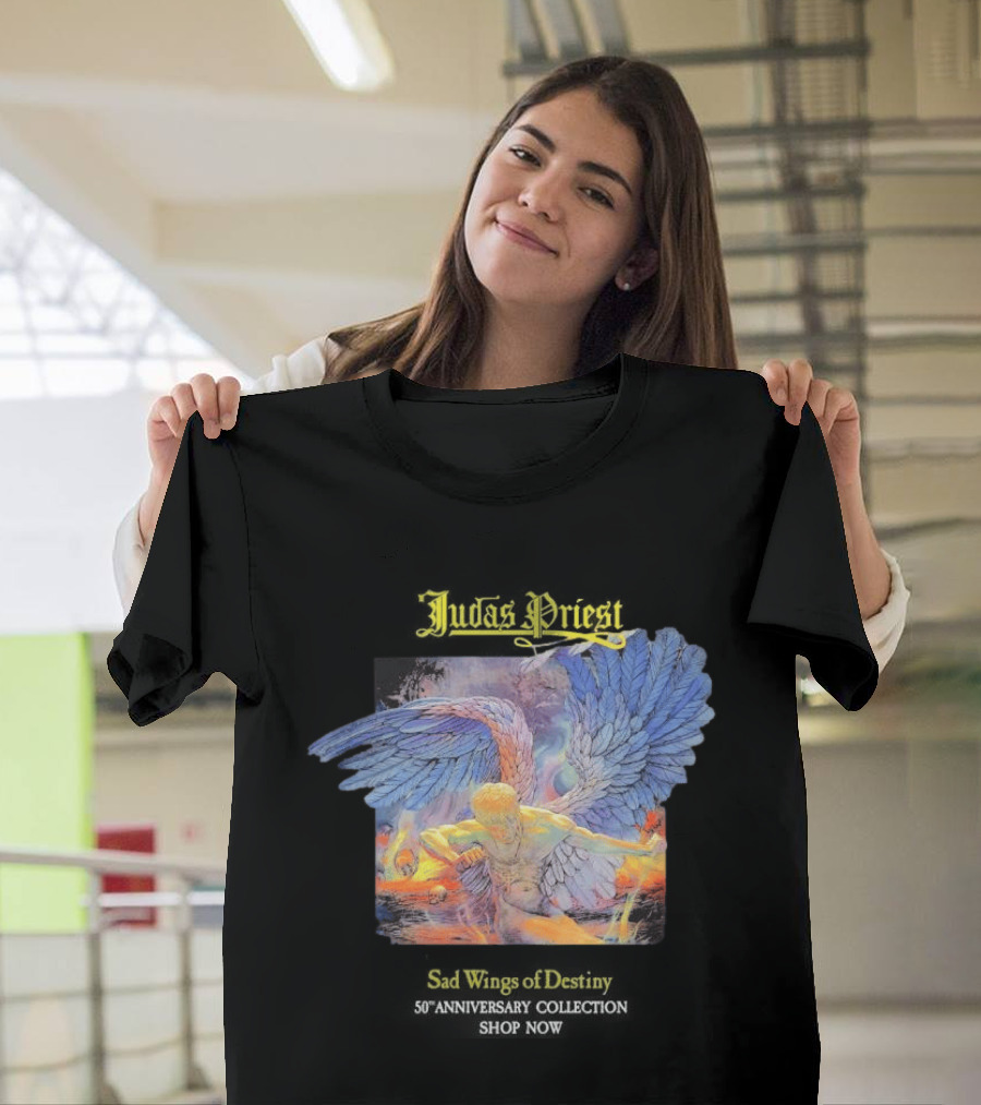 Judas Priest Sad Wings Of Destiny 50th Anniversary Collection T-Shirt