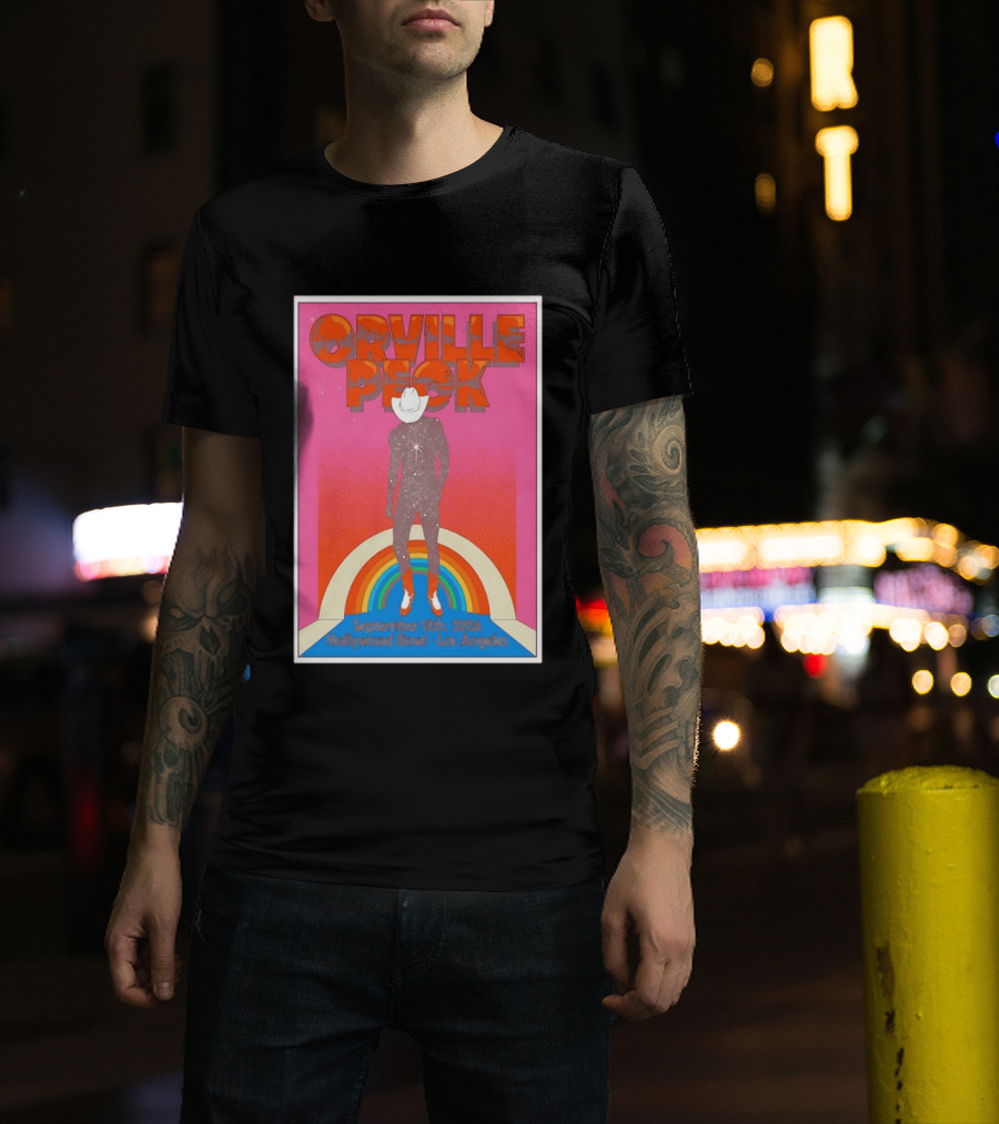 Orville Peck Hollywood Bowl Los Angeles September 18th 2026 Rainbow Cowboy T-Shirt