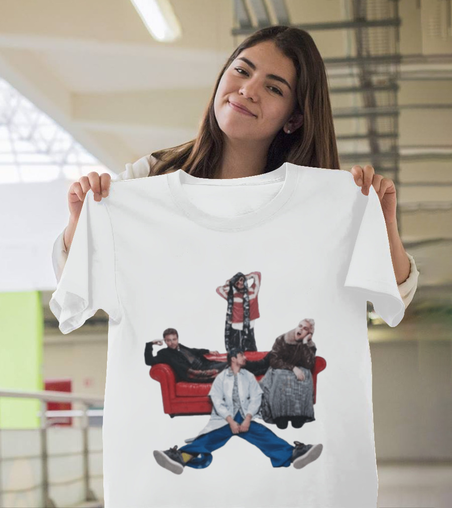 5 Seconds Of Summer Everyone's A Star World Tour 2026 Red Couch Moments T-Shirt
