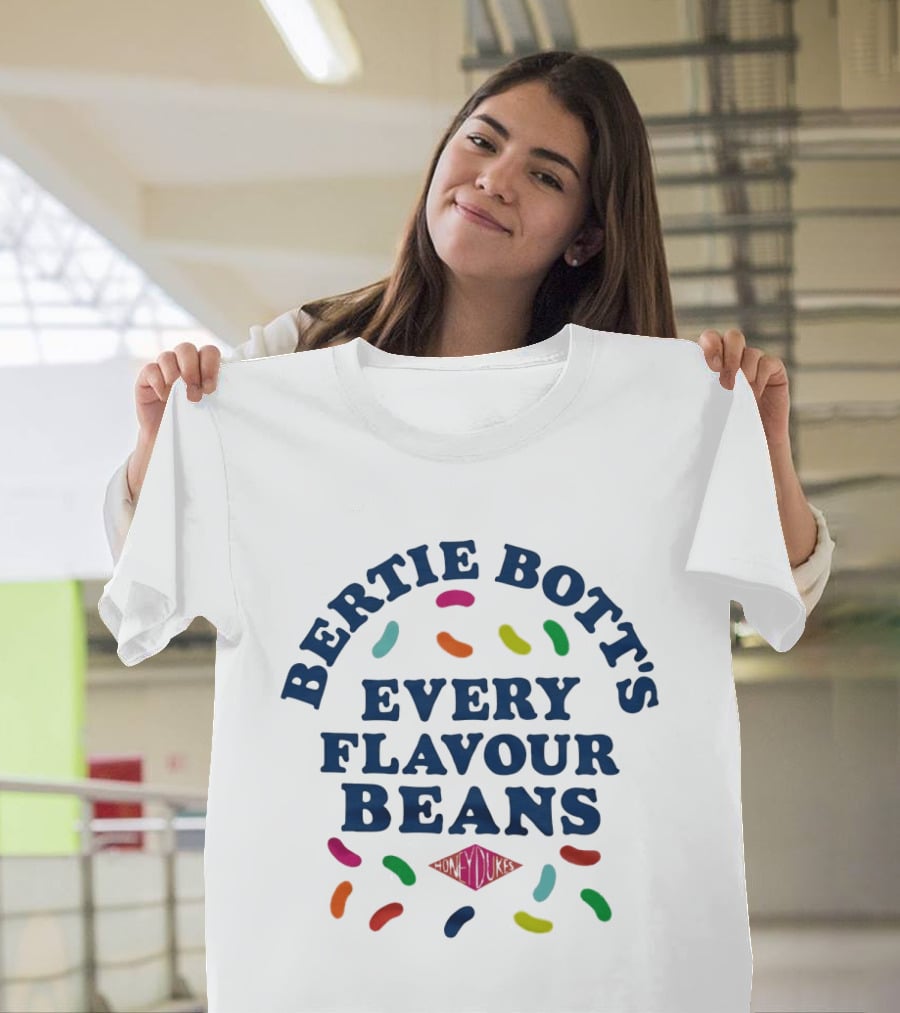 Bertie Bott's Every Flavour Beans Colorful Jelly Bean Assortment T-Shirt