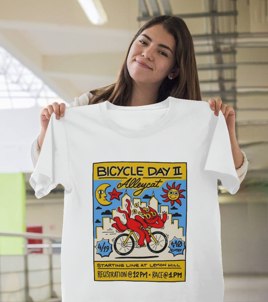 Bicycle Day II Alleycat Race Lemon Hill 4/19 Registration 12 PM Race 1 PM T-Shirt