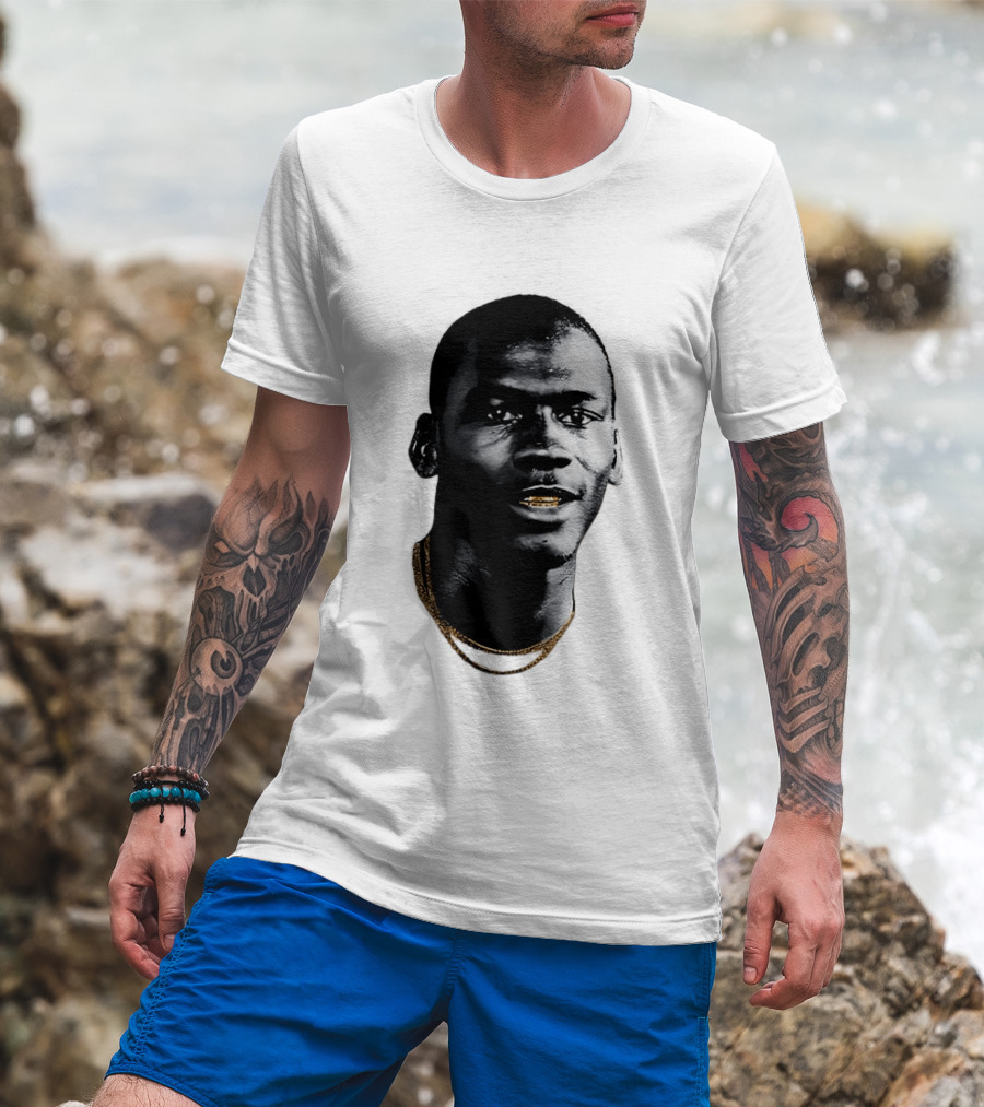 Michael JD Gold Teeth Grill Face T-Shirt