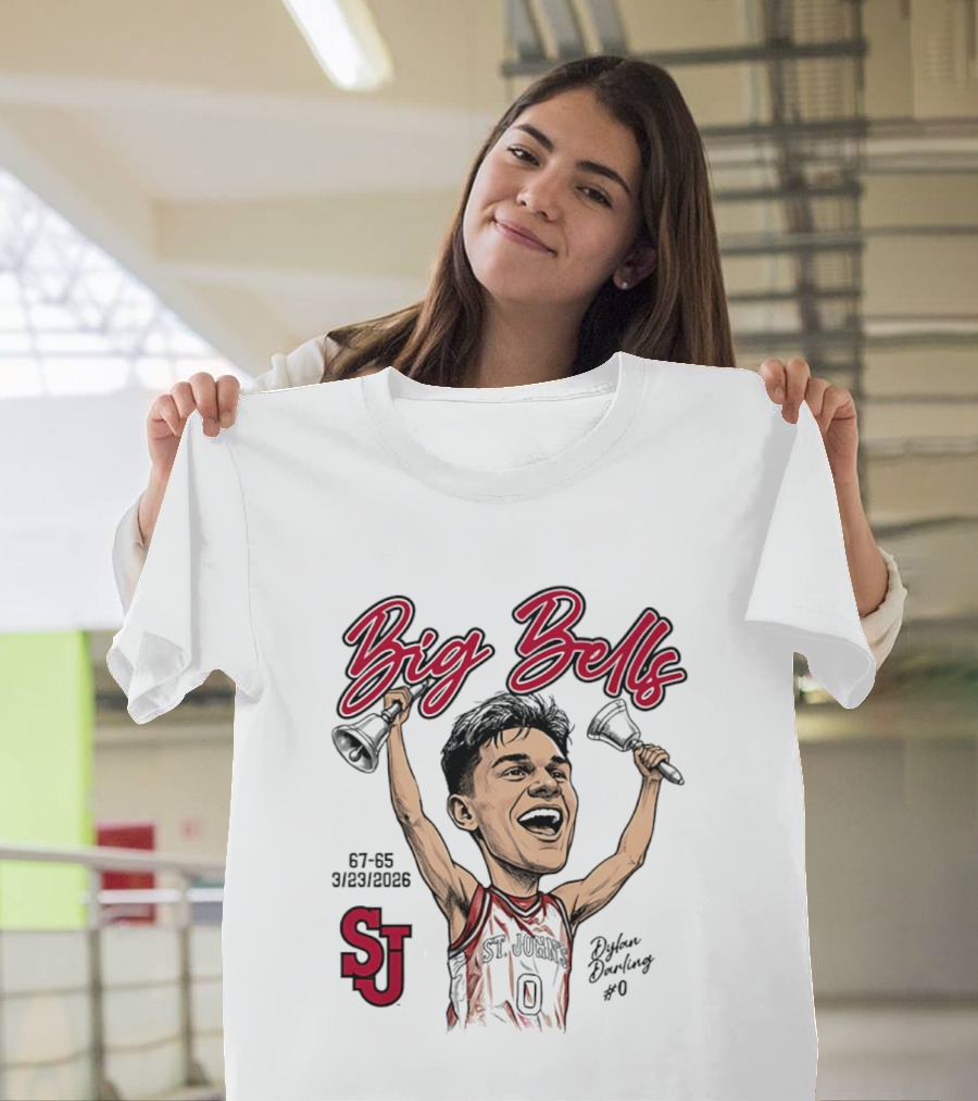 St. John's Red Storm Dylan Darling Big Bells Caricature 67 65 3/23/2006 T-Shirt