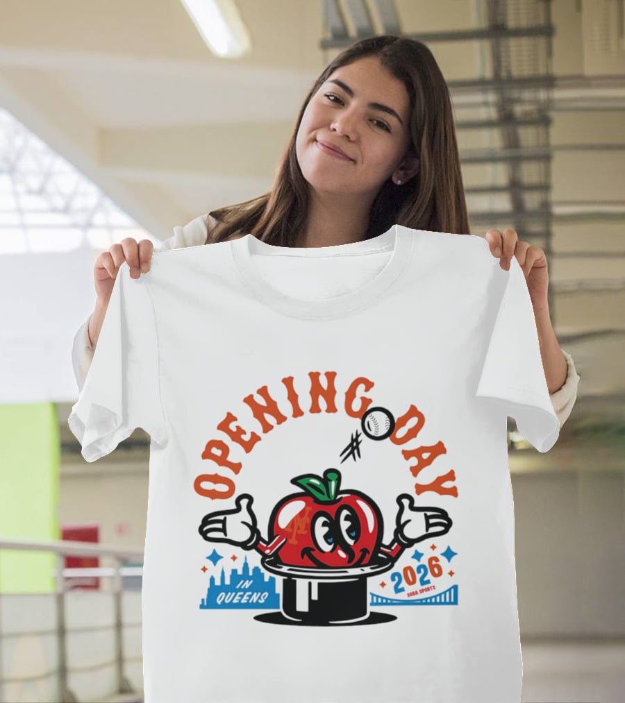 New York Mets Opening Day 2026 Queens Baseball T-Shirt
