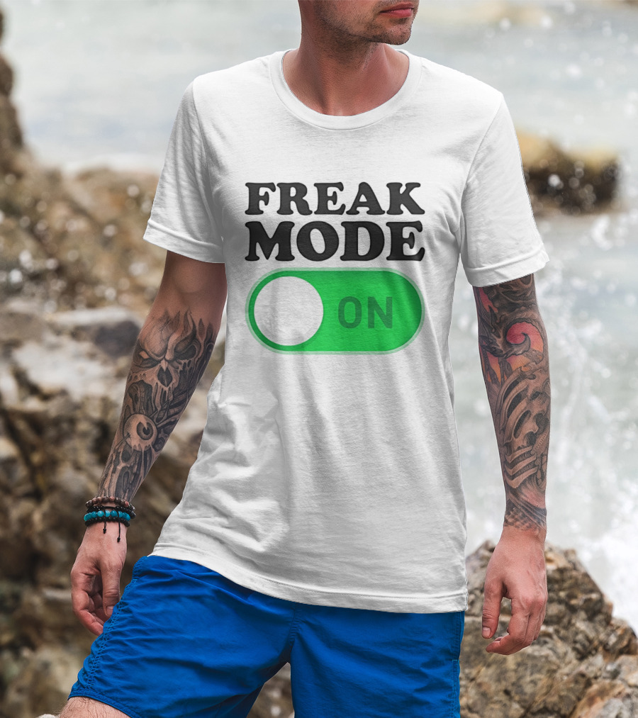 Freak Mode On Switch Button T-Shirt