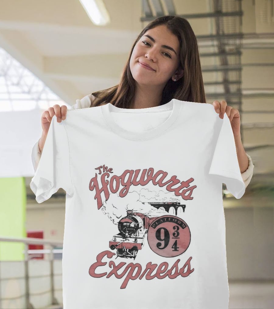 The Hogwarts Express Platform 9 3/4 Train With Smoke T-Shirt