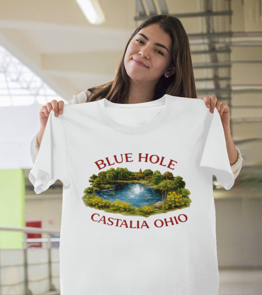 Blue Hole Castalia Ohio Reminders Of Him Kenna Rowan T-Shirt