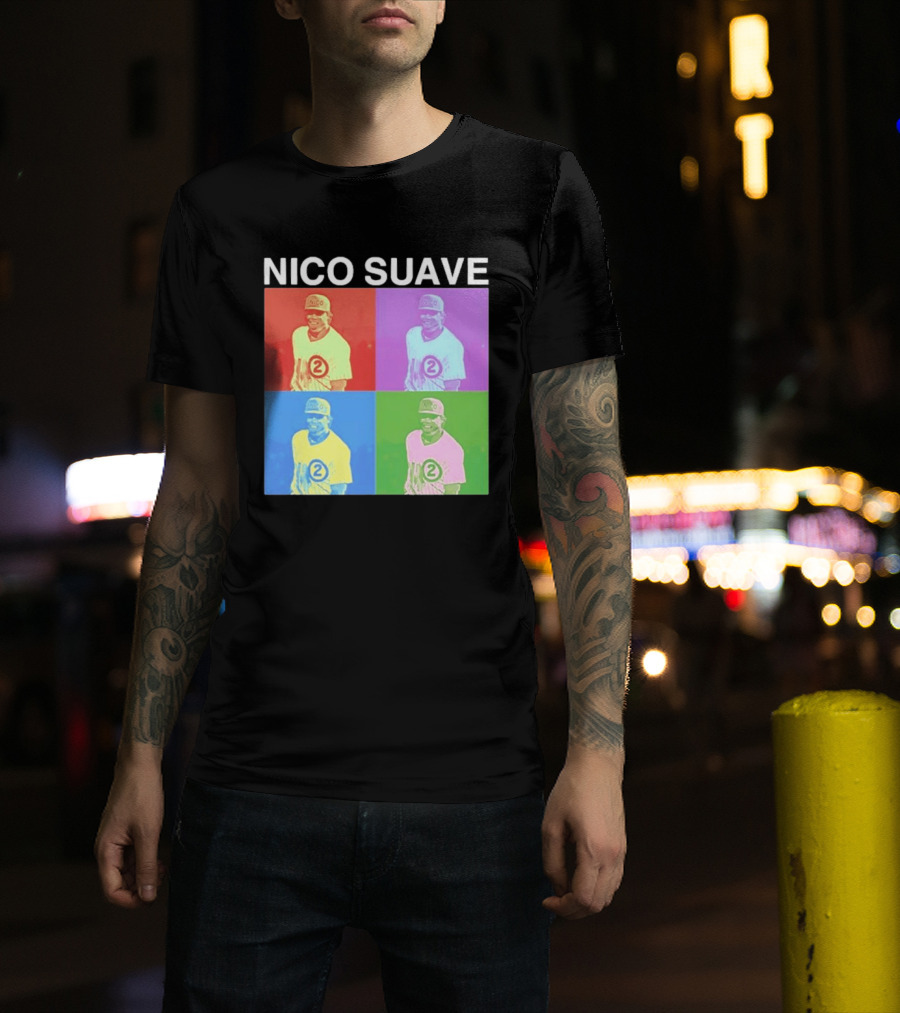 Nico Hoerner Nico Suave Chicago Cubs Player Number 2 Pop T-Shirt