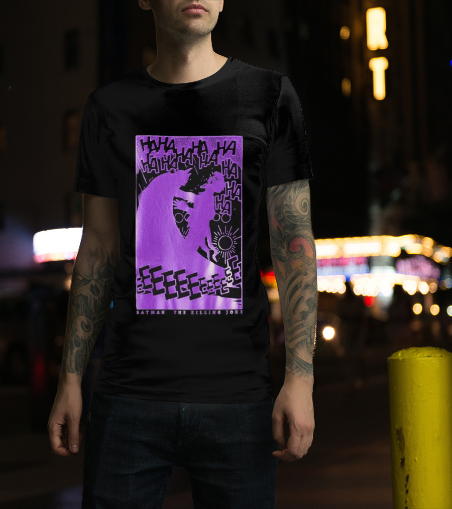 OVO X Batman X The Joker The Killing Joke Deluxe HAHAHA EEEEE T-Shirt