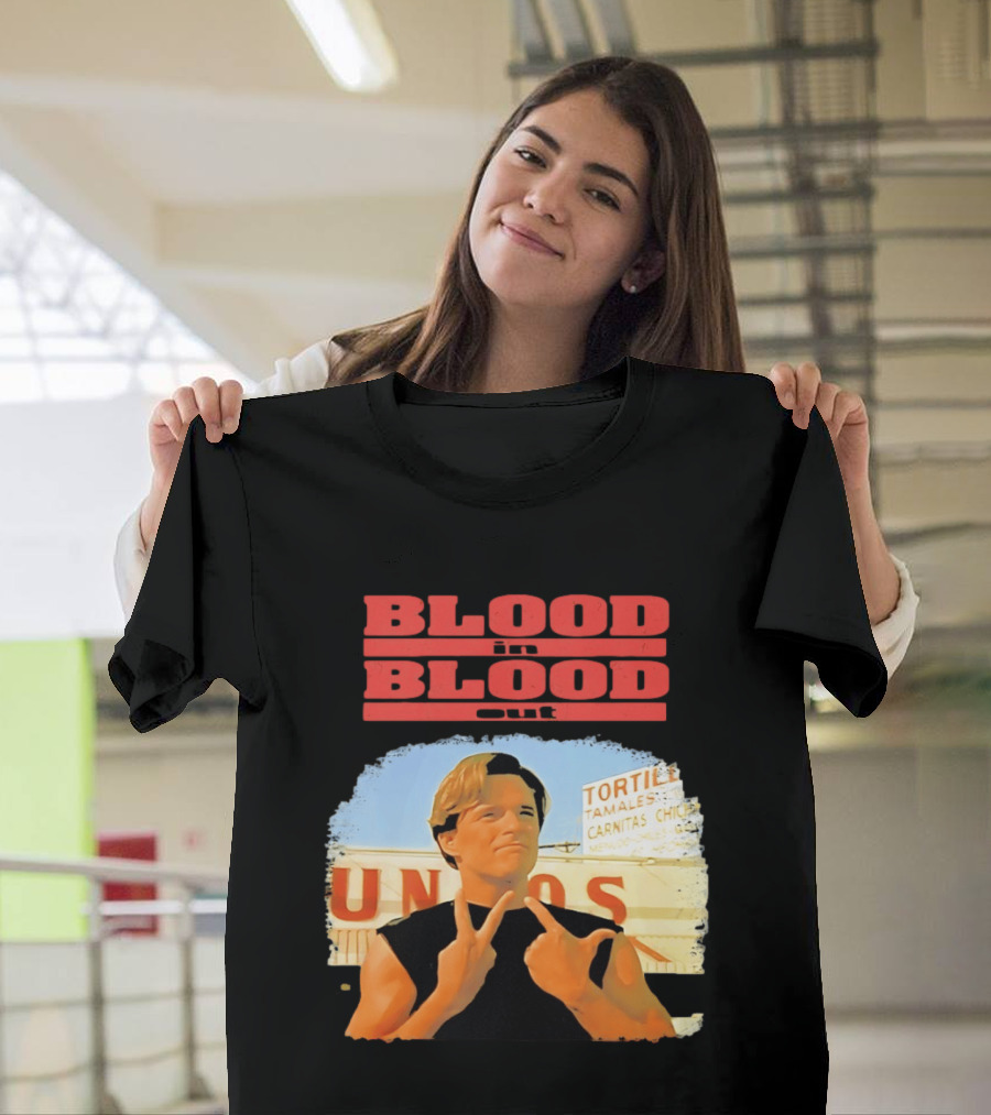 Blood In Blood Out Vatos Locos Image Tribute From Iconic Movie T-Shirt