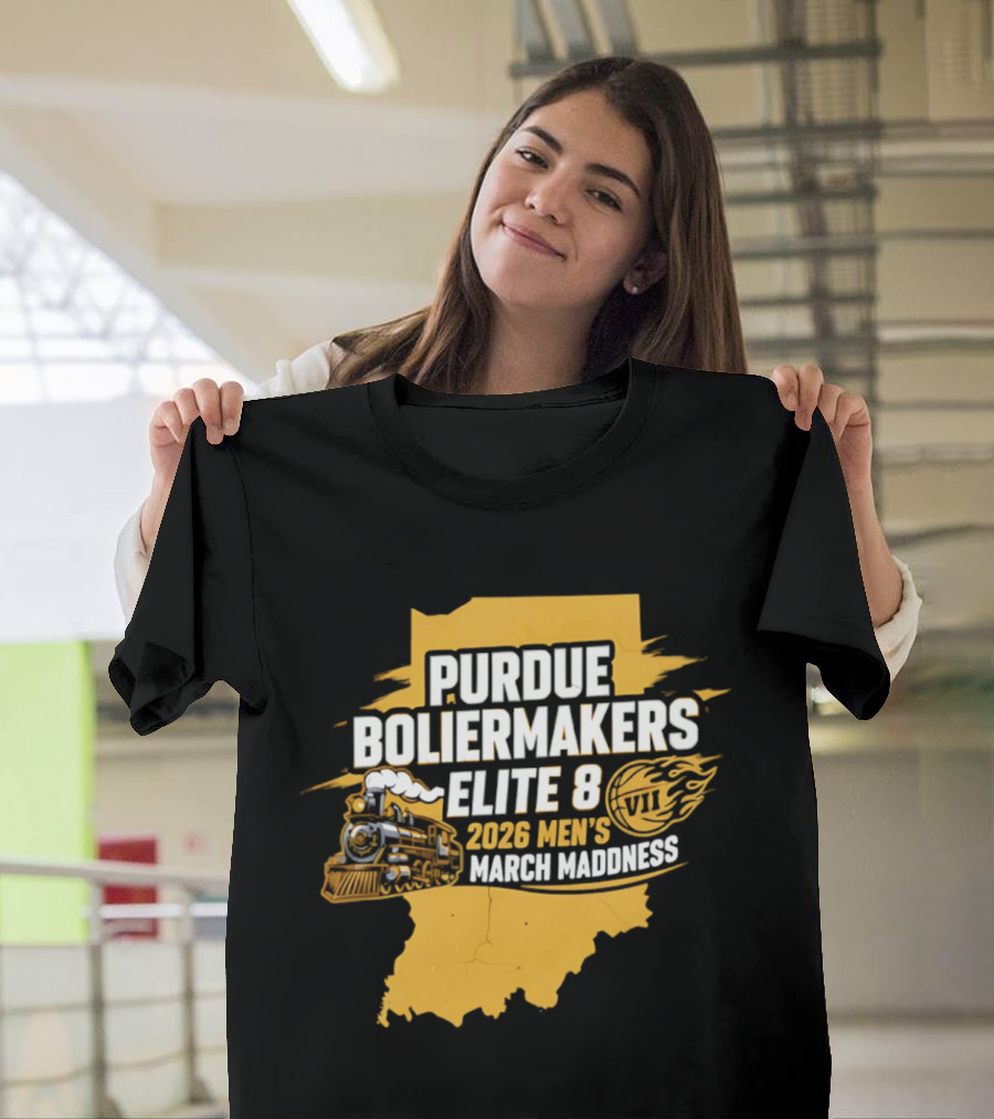 Purdue Boilermakers 2026 Men's March Madness Elite 8 VII T-Shirt