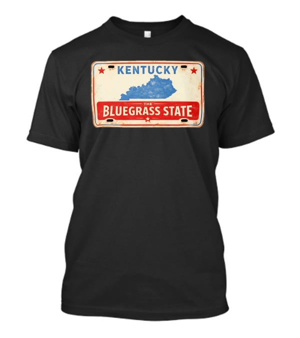 Kentucky License Plate The Bluegrass State T-Shirt