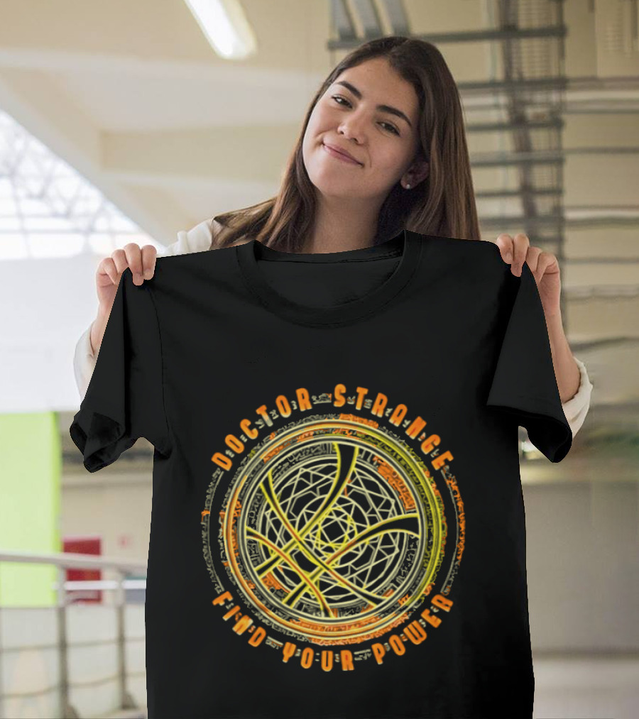 Doctor Strange Find Your Power Mandala Magic Circle T-Shirt