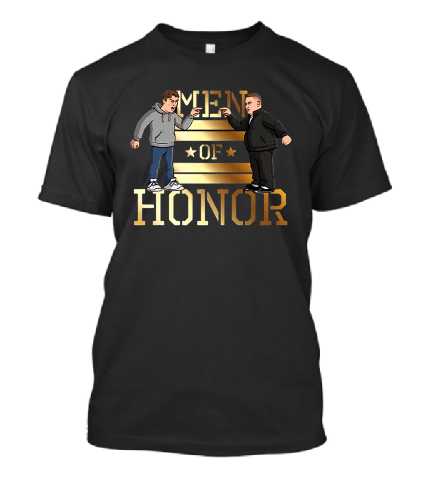 Rico Bosco Jeff Nadu Men Of Honor Confrontation Scene T-Shirt