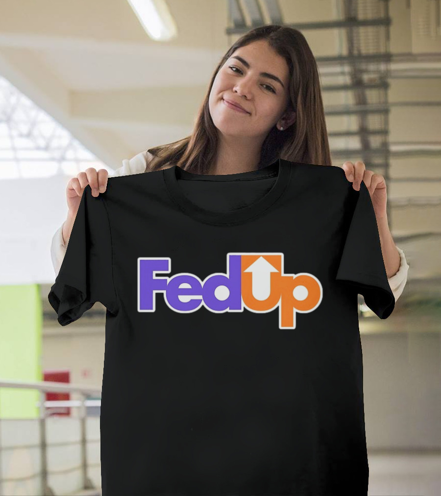 Fed Up Arrow Logo Spoof T-Shirt