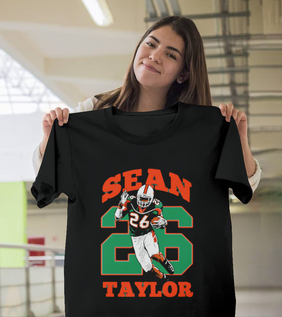 Sean Taylor 26 Miami Hurricanes Football Legend T-Shirt