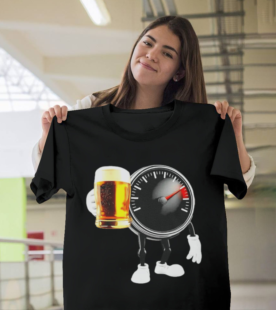 Speedometer Beer Do Not Drink Alcohol When Driving Awareness T-Shirt