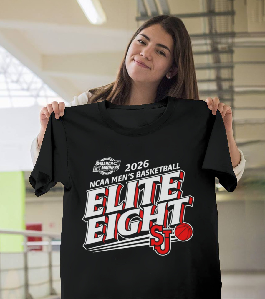 2026 NCAA Men's Basketball Elite Eight SJU T-Shirt