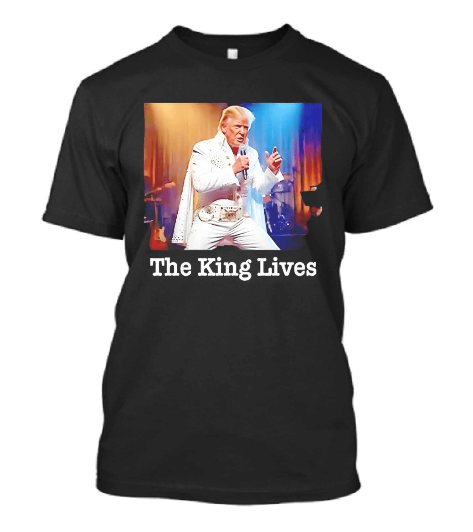 The King Lives Trump Trump Elvis Presley Performance T-Shirt