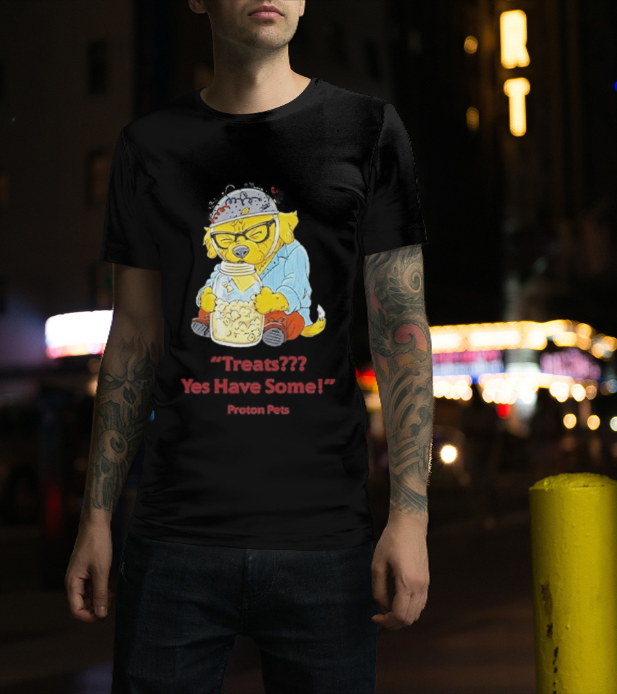 Golden Pup Yes Have Some Proton Pets Snacks T-Shirt