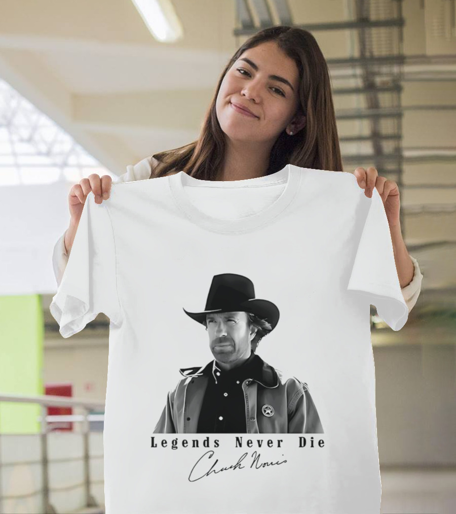 Legends Never Die Chuck Norris 2026 T-Shirt