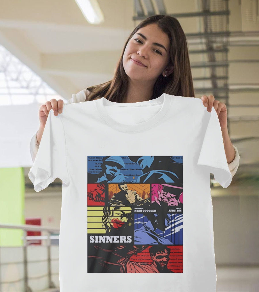 Sinners Ryan Coogler Cowboy Bebop Art By AFS BM T-Shirt