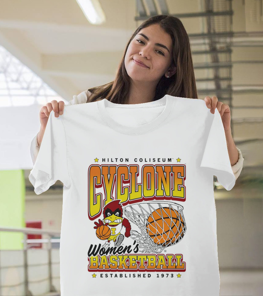 Hilton Coliseum Cyclone Women's Basketball Established 1973 T-Shirt
