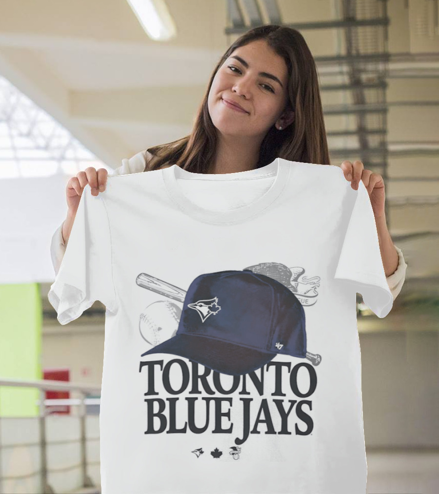 Toronto Blue Jays Official Baseball Hat Iconic Team Sports Merchandise T-Shirt