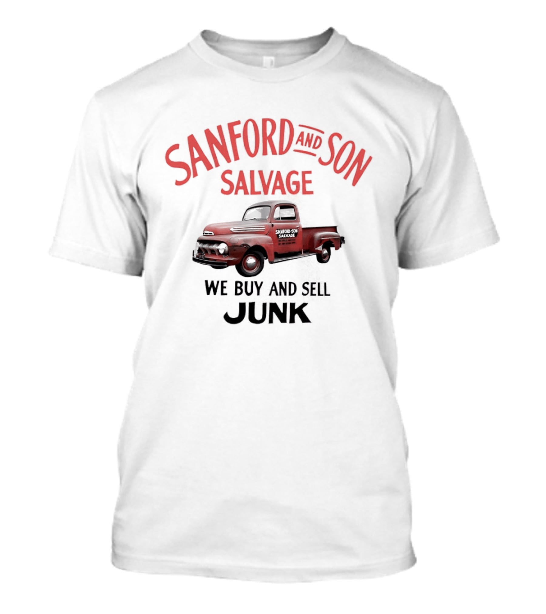Sanford And Son Salvage We Buy And Sell Junk Vintage Truck T-Shirt