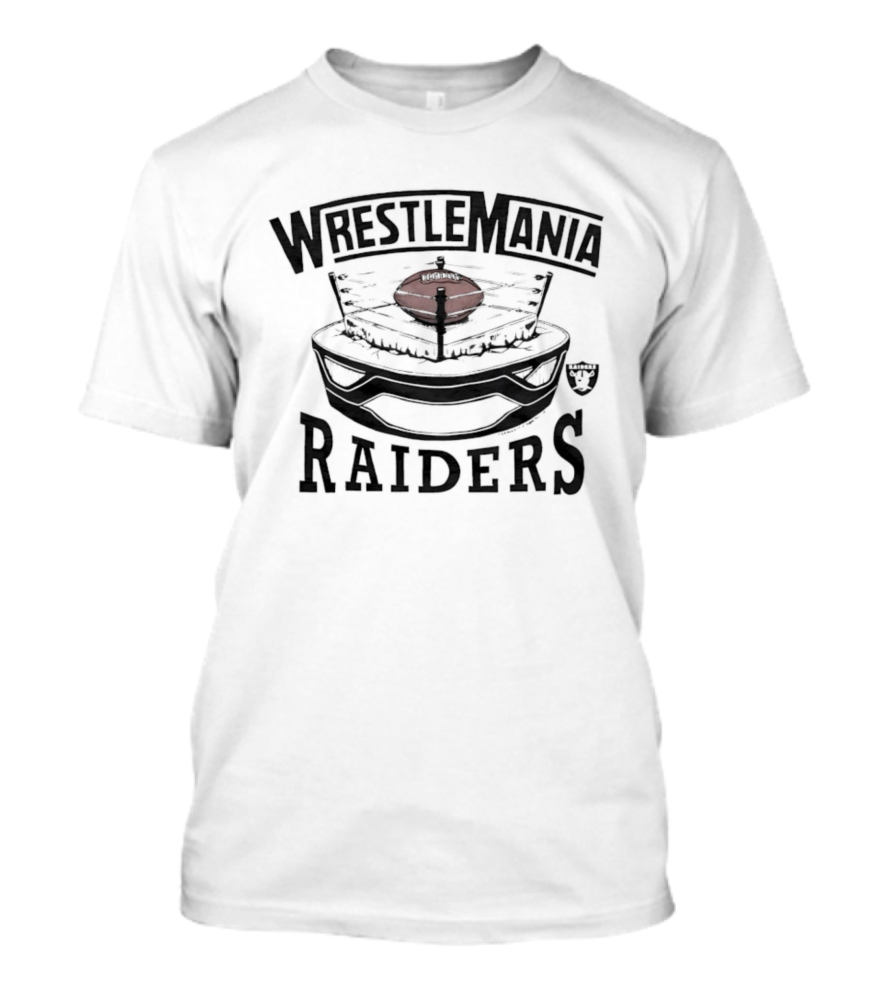 WrestleMania Raiders Las Vegas Wrestling Ring T-Shirt
