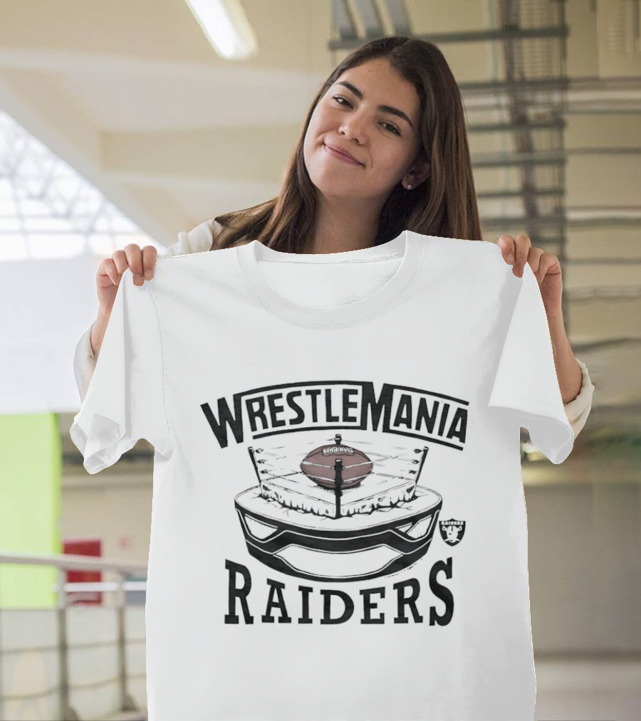 WrestleMania Raiders Las Vegas Wrestling Ring T-Shirt