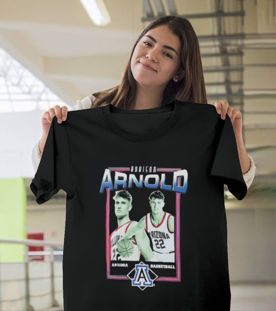 Arizona Wildcats Arnold 22 Basketball Player Sports Team T-Shirt