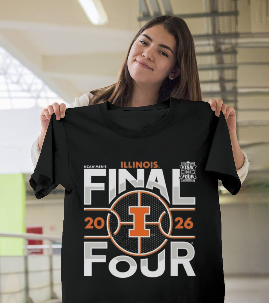 Illinois Basketball 2026 Final Four NCAA Men's Tournament T-Shirt