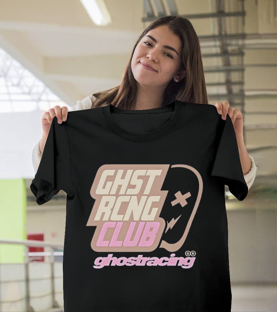 Ghost Racing Club Ghostracing Ghost Tracing Travis Pbc T-Shirt