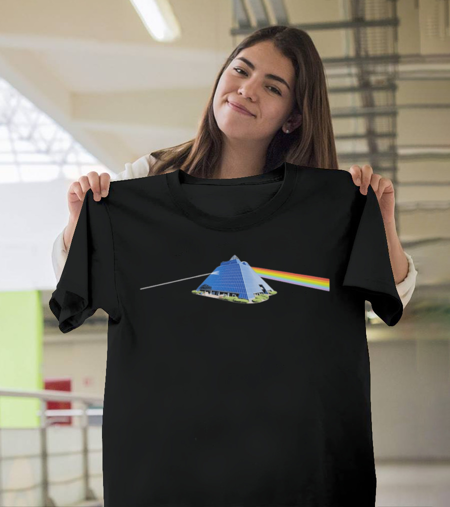 The Dark Side Of The Pyramid Prism Rainbow T-Shirt