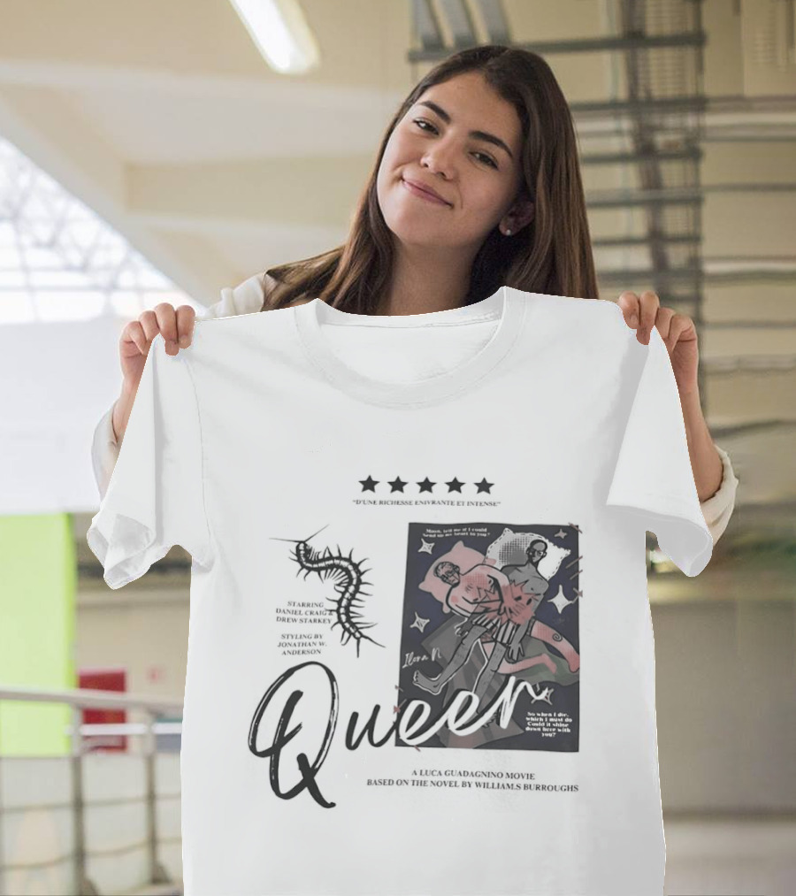 Queer D'une Richesse Enivrante Et Intense Luca Guadagnino Movie Based On Novel By Williams Burroughs T-Shirt
