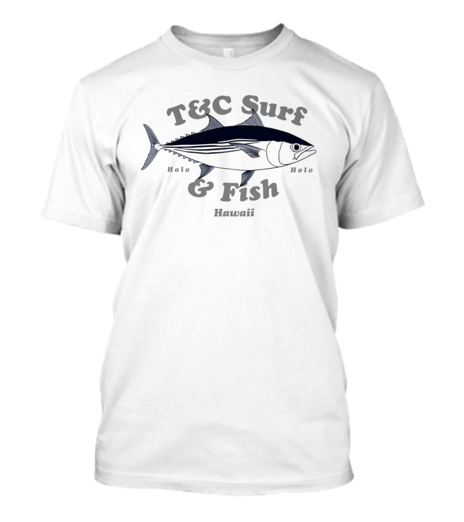 Surf Skipjack Tuna Holo Fish Hawaii T&C Surf & Fish T-Shirt