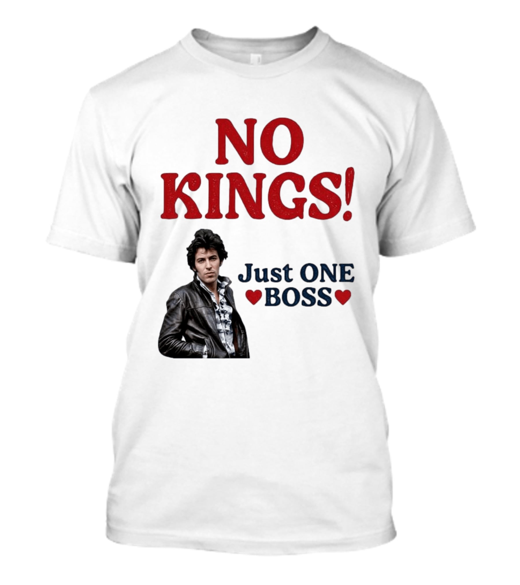 No Kings Just One Boss Leather Jacket T-Shirt