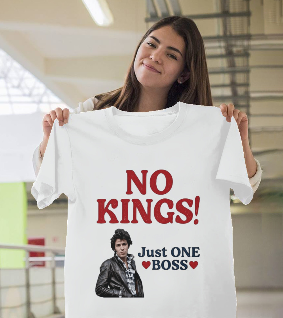 No Kings Just One Boss Leather Jacket T-Shirt