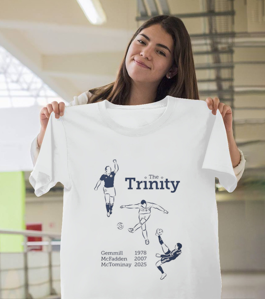 The Trinity Gemmill Mcfadden Mctominay 1976 2001 2023 T-Shirt