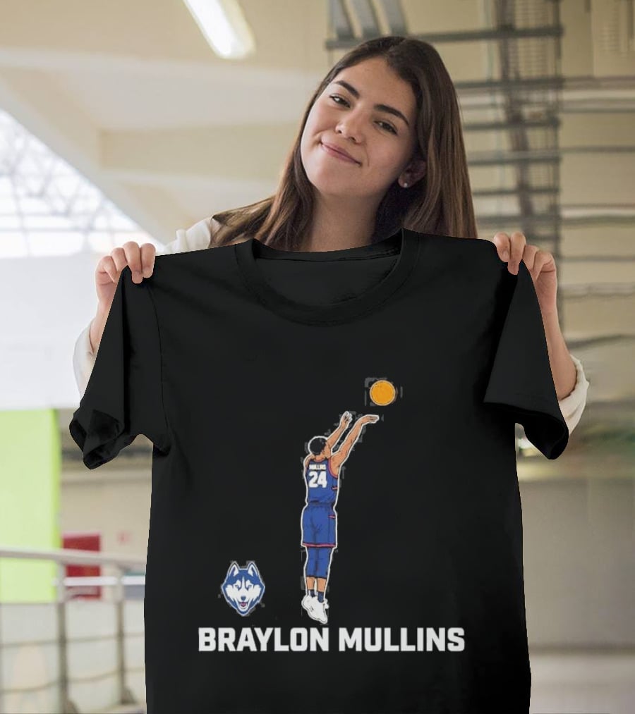 Braylon Mullins UConn Huskies 2026 Game Winner Vs Duke March Madness T-Shirt