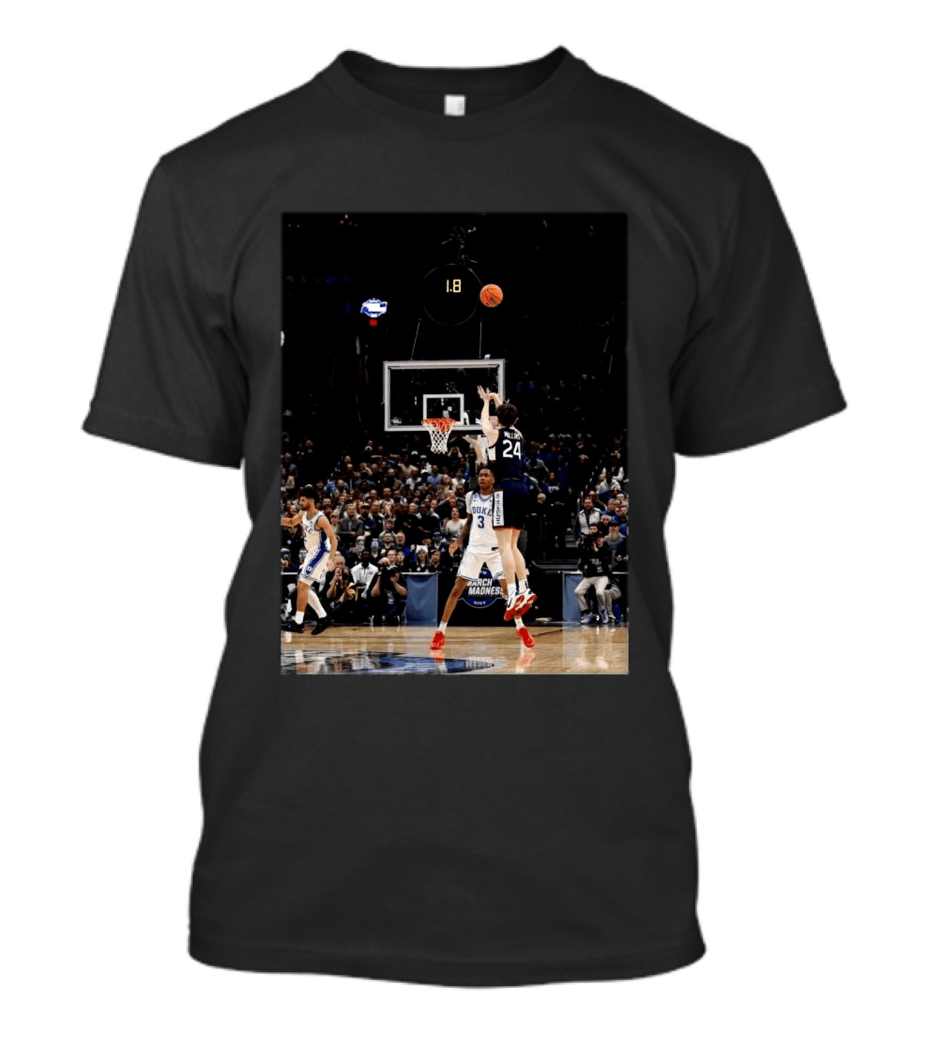 Braylon Mullins Last Second Victory Shot UConn Vs Duke NCAA March Madness 2026 T-Shirt