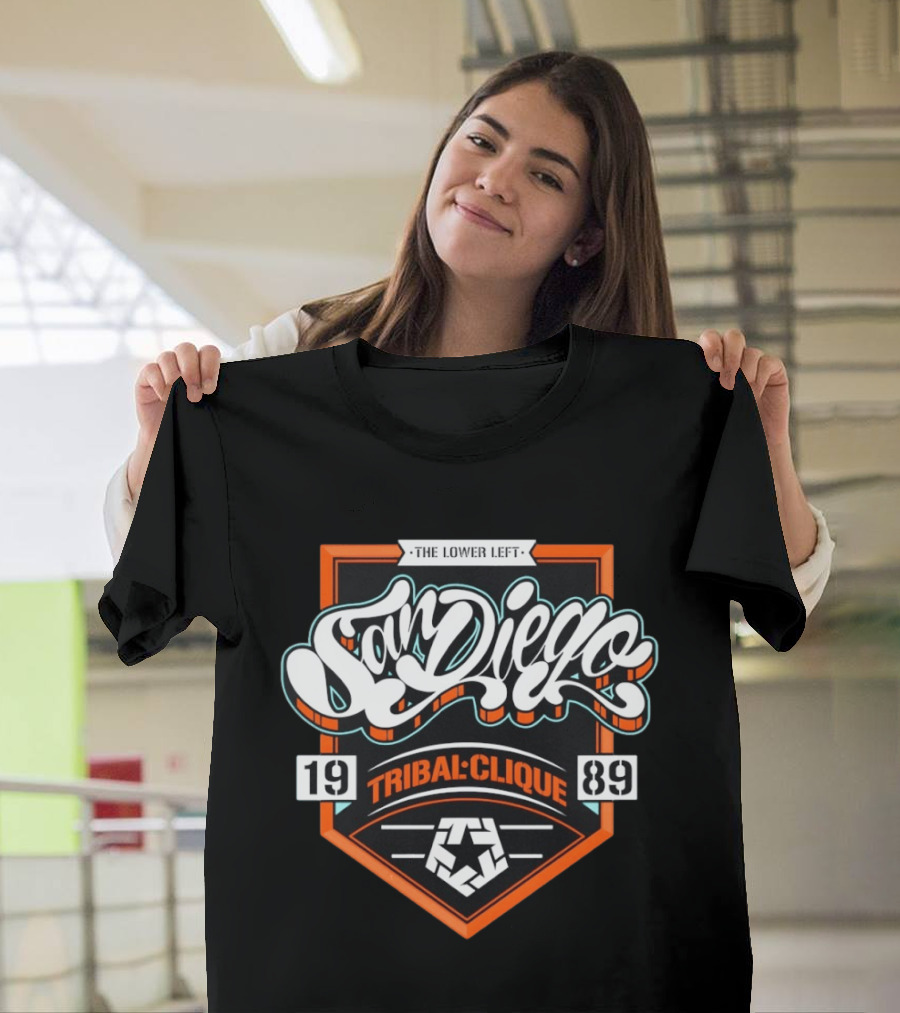 San Diego Tribal Clique 1989 The Lower Left T-Shirt