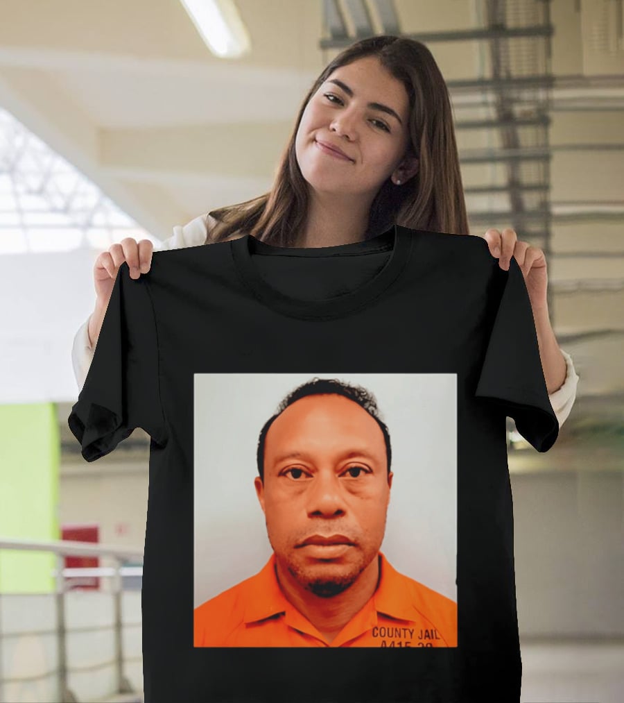 Tiger Woods 2026 County Jail 4415 29 Shot Edit T-Shirt