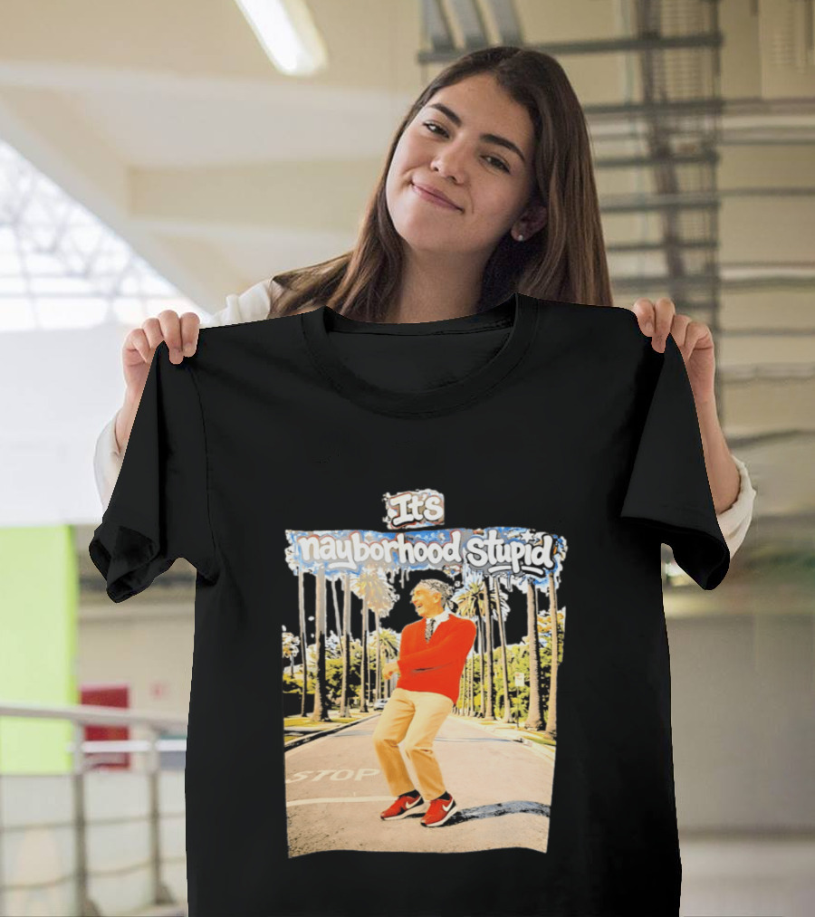 Mister Rogers Primitive Skateboarding It's Nayborhood Stupid T-Shirt