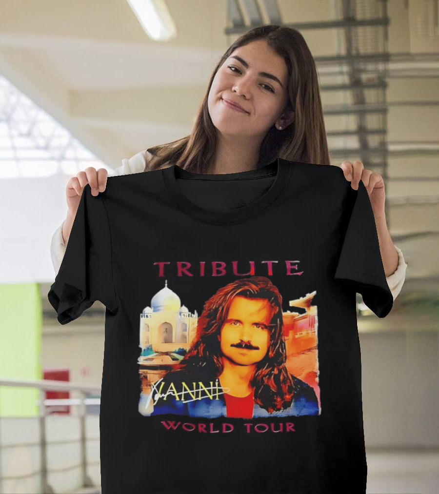 Yanni Tribute World Tour Taj Mahal T-Shirt