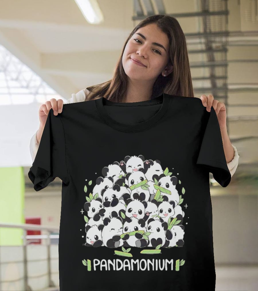 Pandemonium Panda Bamboo Cuteness Overload T-Shirt